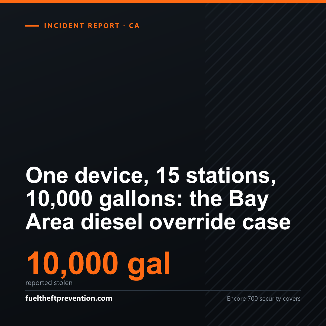 Square social image for: One device, 15 stations, 10,000 gallons: the Bay Area diesel override case