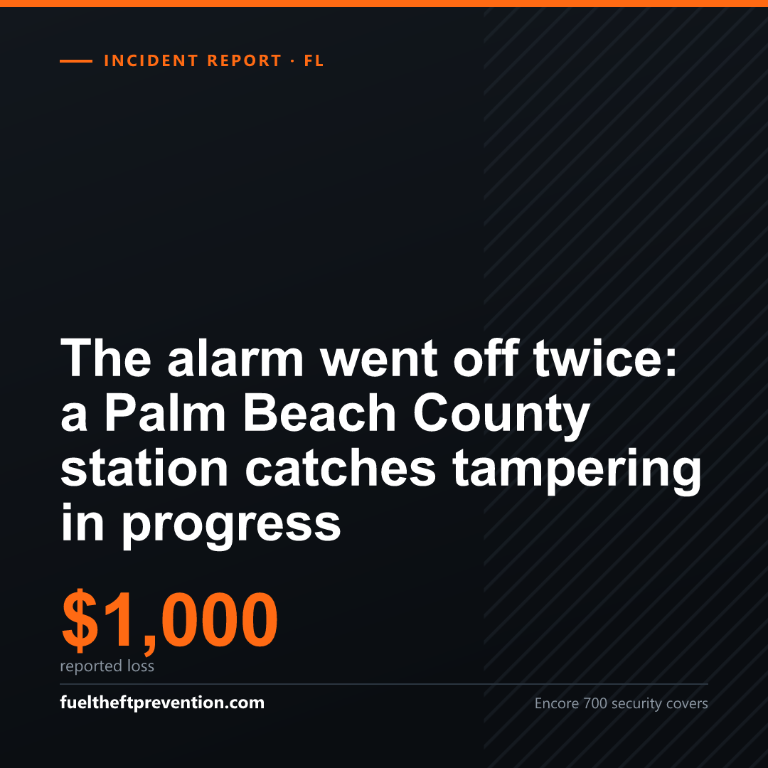 Square social image for: The alarm went off twice: a Palm Beach County station catches tampering in progress